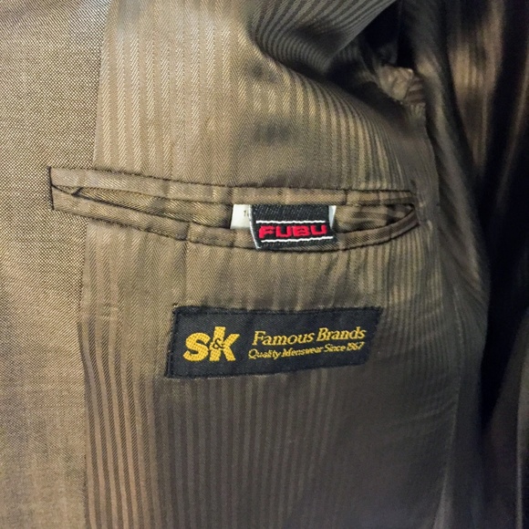 Vintage Brown Fubu Suit (38R) - Picture 2 of 5